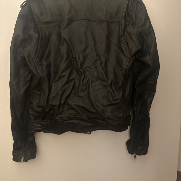 Polo Ralph Lauren Leather Moto Jacket - Picture 4 of 5
